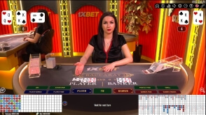 1xBet Branded Live Baccarat Tables 