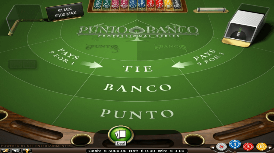 Play Baccarat Punto Banco by NetEnt for free