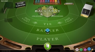 Baccarat Pro Offers Standard Bets
