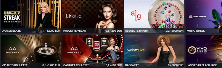 BetWinner sòng bạc trực tiếp