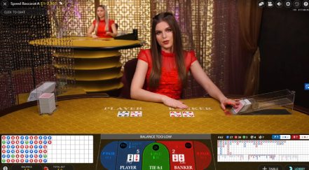 Speed Baccarat by Evolution Gaming at Casino Gods