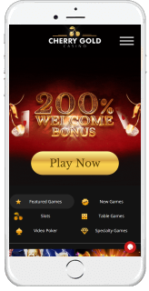 Cherry Gold is well optimized for mobile casino gaming