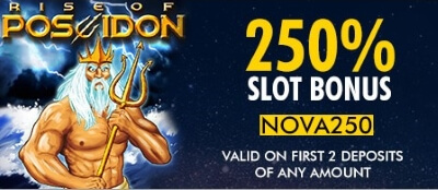 Slot bonus is available on your first two deposits at SuperNova Casino