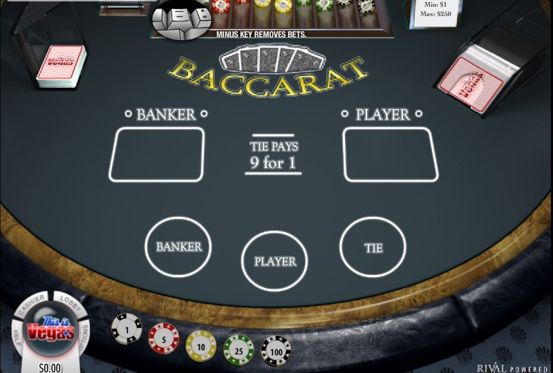 This Is Vegas Casino Features a Rival Powered Baccarat Game