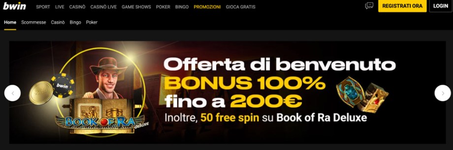 Bwin casino bonus benvenuto