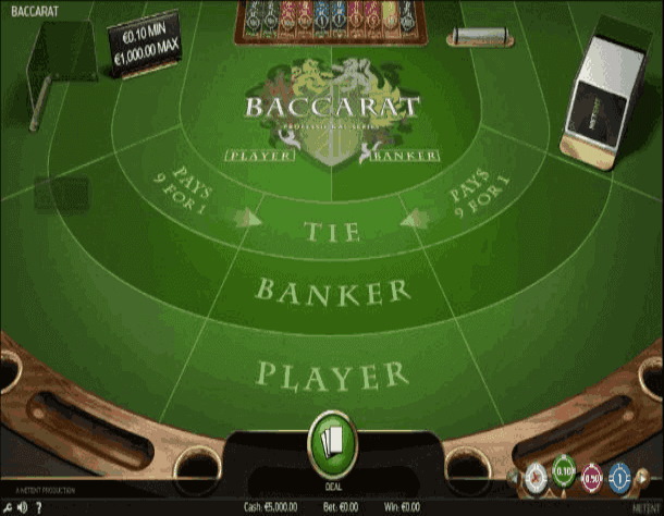 Gioca gratuitamente a Low-Limit Baccarat di NetEnt